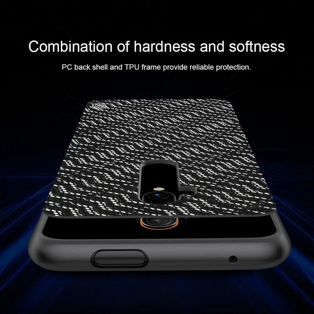 Для OnePlus 7T Pro чехол NILLKIN мерцающий для задняя крышка coque capas Nilkin светоотражающий