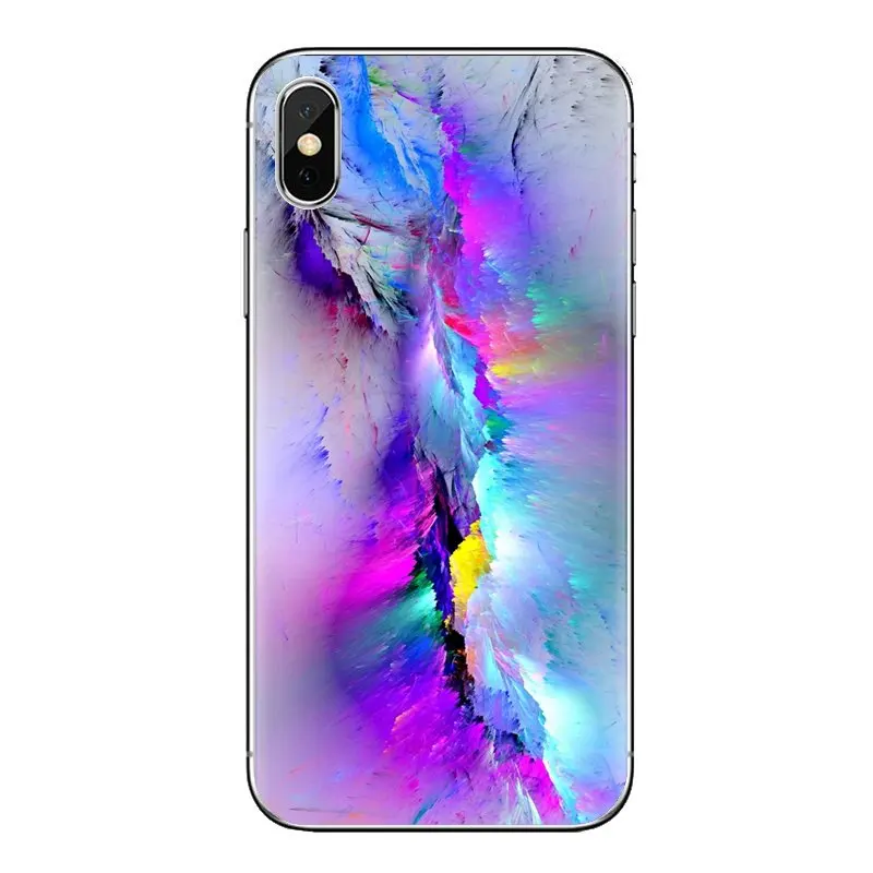 Абстрактные иллюстрации красочные цифровой арт Soft Shell Крышка для samsung Galaxy S3 S4 S5
