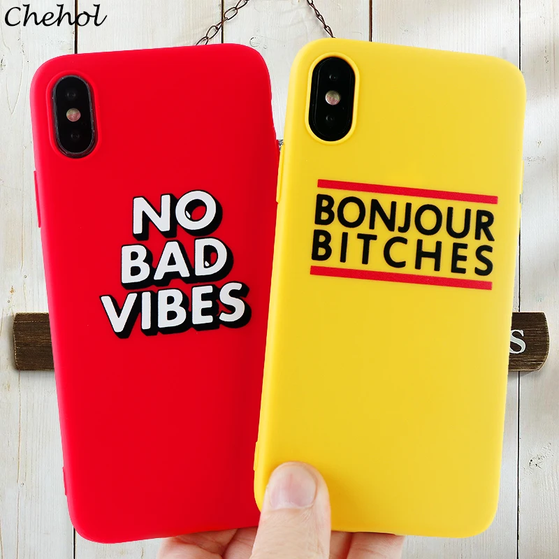 Оригинальный чехол для телефона s IPhone X XS MAX XR 11 8 7 6s Plus Pro с надписью мягкие