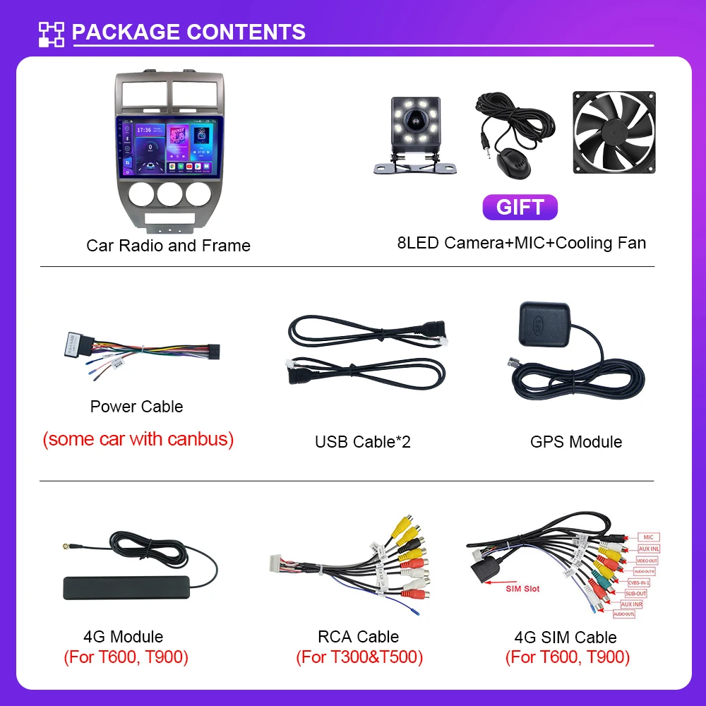 $108.19 EKIY T900 For Dodge Caliber Jeep Compass 1 MK Patriot 2006 - 2010 Car Radio Multimedia Blu-ray QLED Navigation GPS No 2 Din DVD