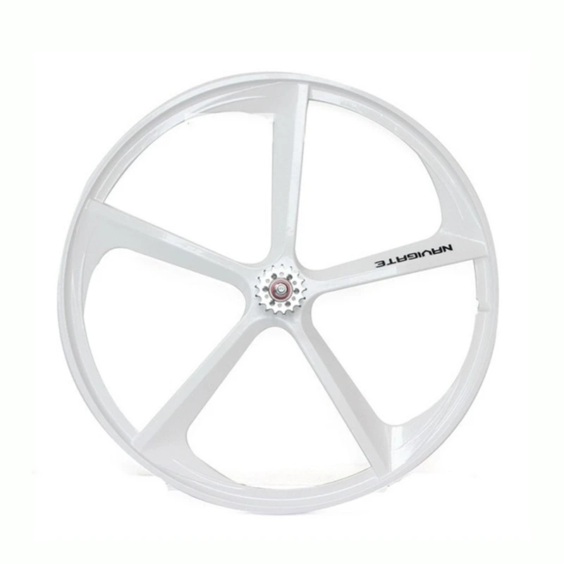 Magnesium Alloy Bike wheel 700C Wheel 5 Spokes Fixie Bicycle rim Front Rear Fixed Gear Rims Cycling Accessories | Спорт и