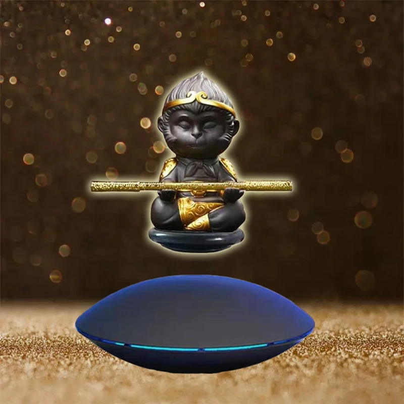

Maglev ornaments The Monkey King Black Tech Creative Desktop Accessorfor Birthday Gift to Boyfriend