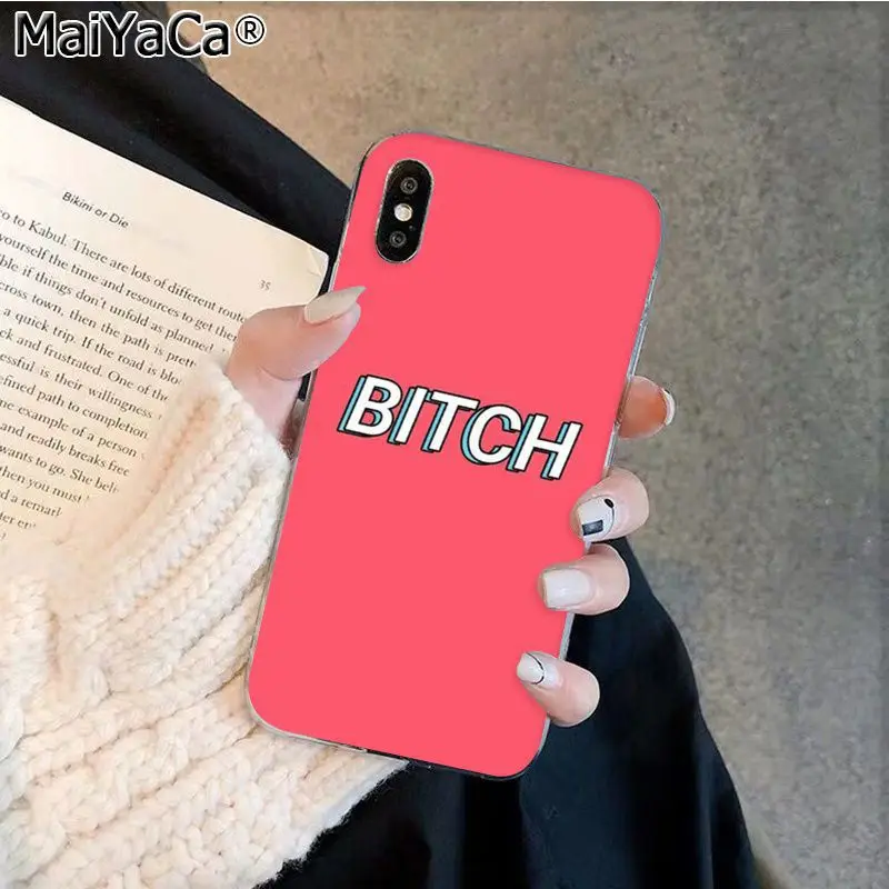 MaiYaCa я не всегда сука Bonjour суки Силиконовый ТПУ чехол для телефона Apple iphone 11 pro 8 7 66S Plus X XS MAX 5s SE XR - Цвет: A8