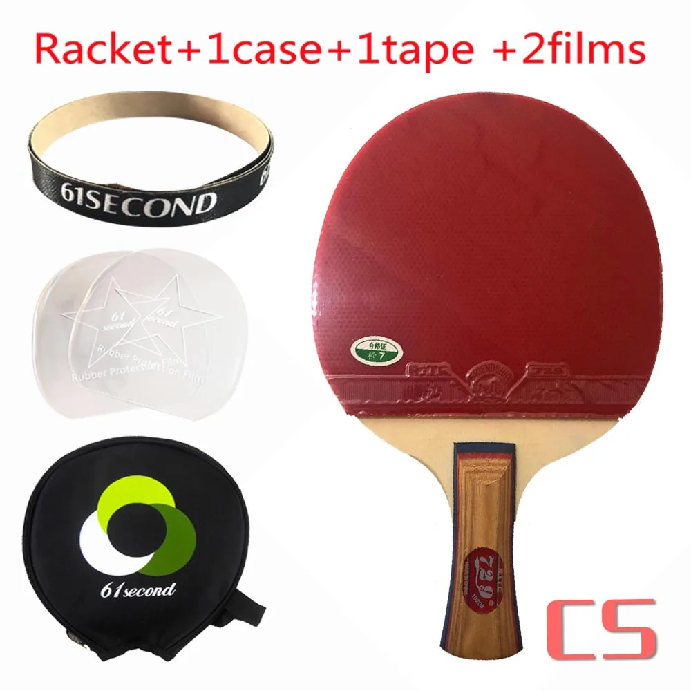 RITC 729 Дружба 1020# Pips-в настольный теннис ракетка для пинг-понга - Цвет: CS with Y 1case