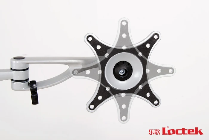 Loctek DLB203 Настольный держатель монитора с двойным экраном полная стойка для