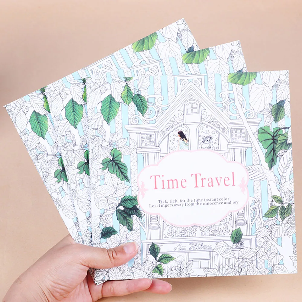 24 стр. цветок Мандала книжка раскраска для детей и взрослых снять стресс убить