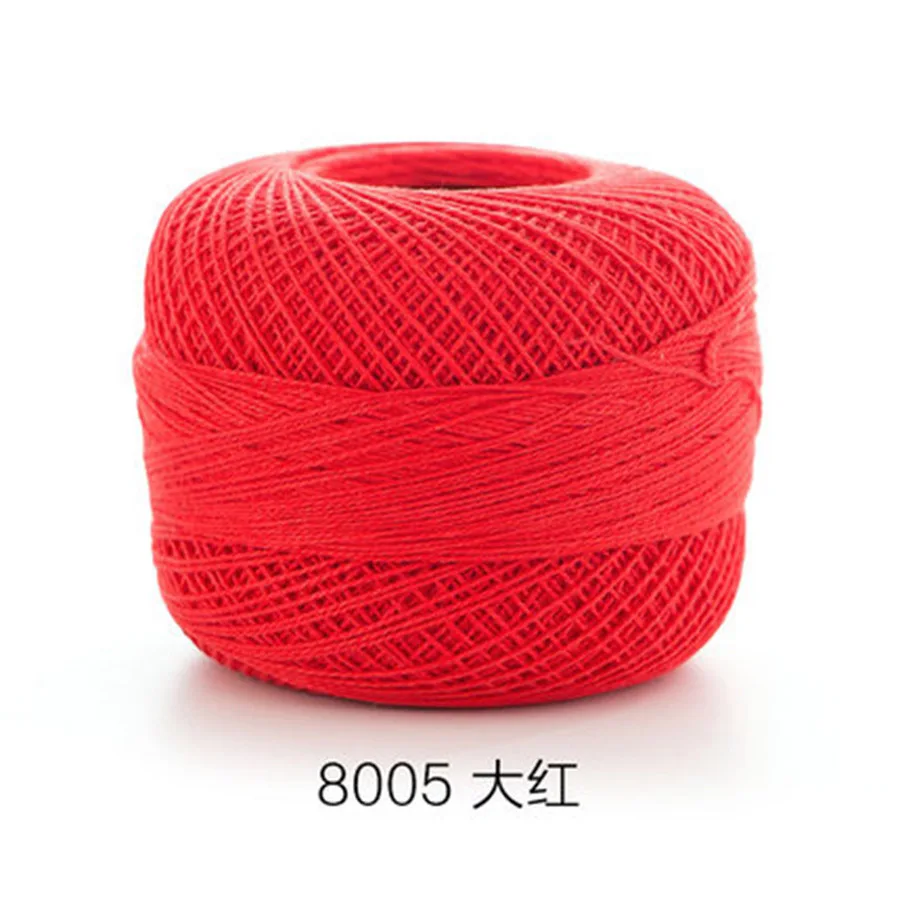 Летняя хлопчатобумажная кружевная пряжа для вязания крючком 50 см 0 8 мм ручной