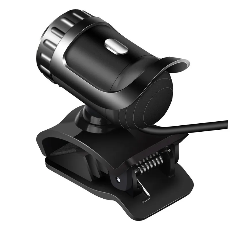 USB веб камера HD Веб с микрофоном зажимом для компьютера ноутбука углом обзора 360