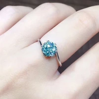 classic 925 sterling silver rings green diamond ring for women single s925 silver engagement ring fine jewelry gorgeous promise