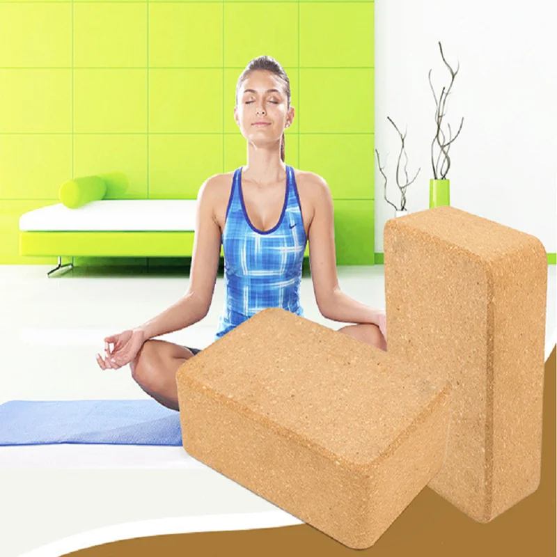 

Natural Cork + EVA High-density Yoga Brick Fitness Dance Auxiliary Brick