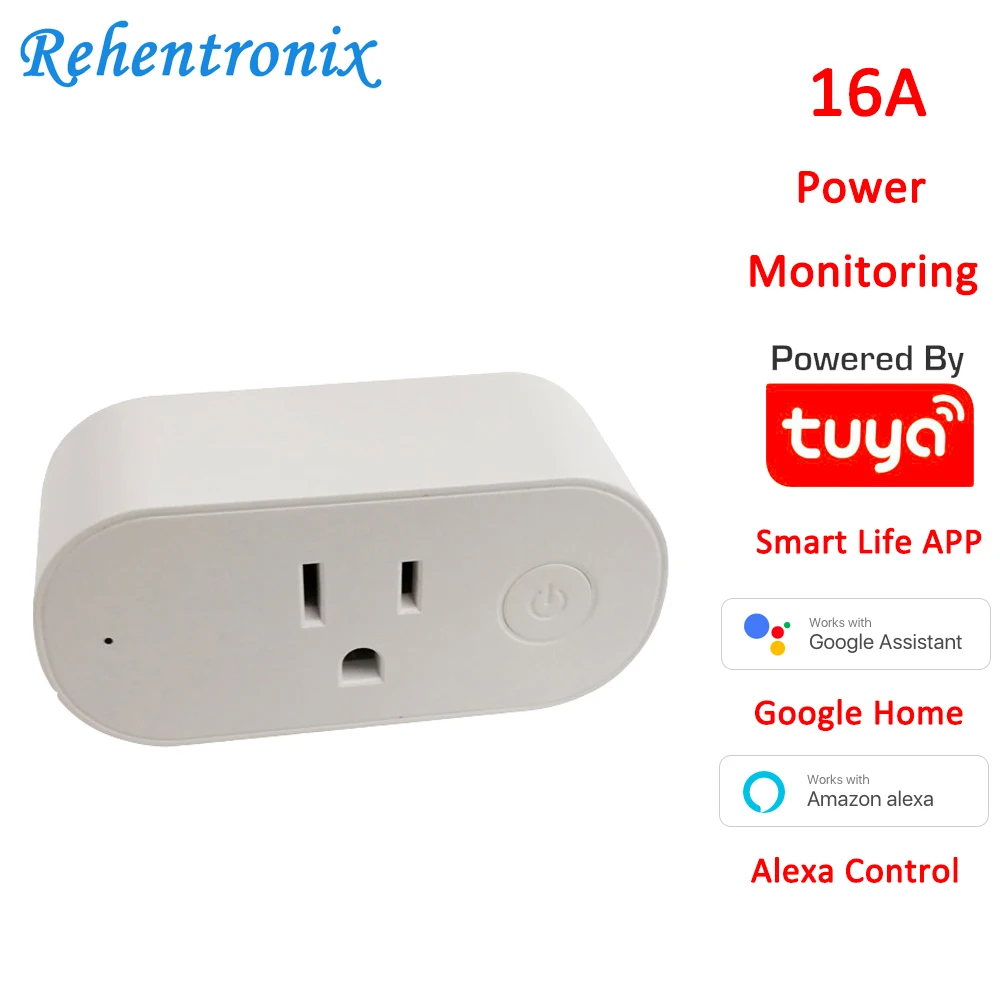 Умная Беспроводная розетка ETL UL Tuya с поддержкой Wi Fi 16 А|Умные розетки| |