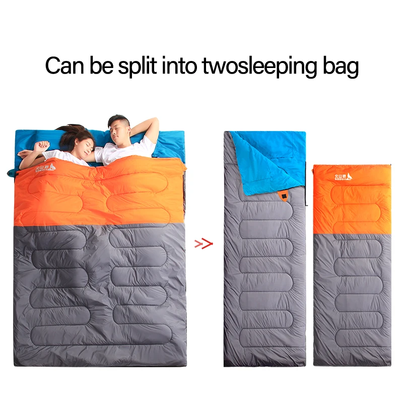 BSWolf сверхлегкий спальный мешок для кемпинга водонепроницаемый теплый двойной