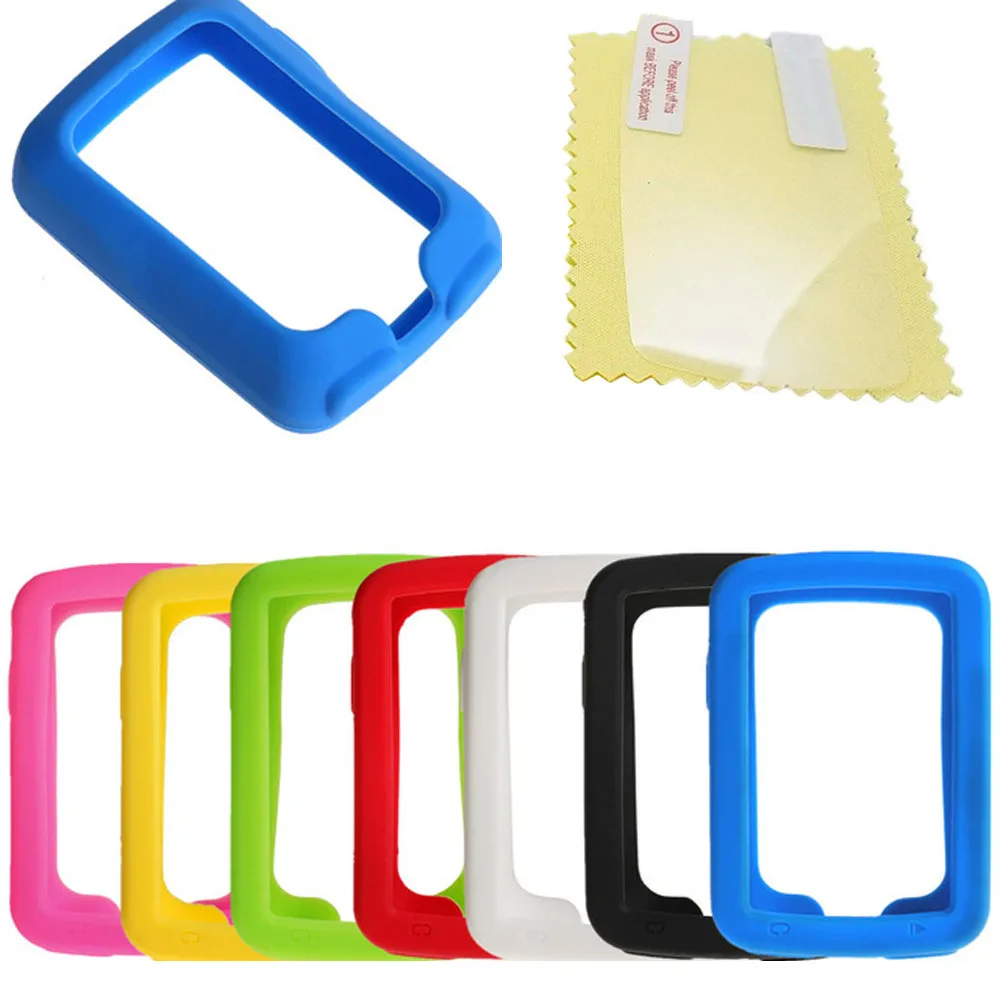 Силиконовый чехол для велокомпьютера и защитная пленка ЖК-экрана Garmin Edge