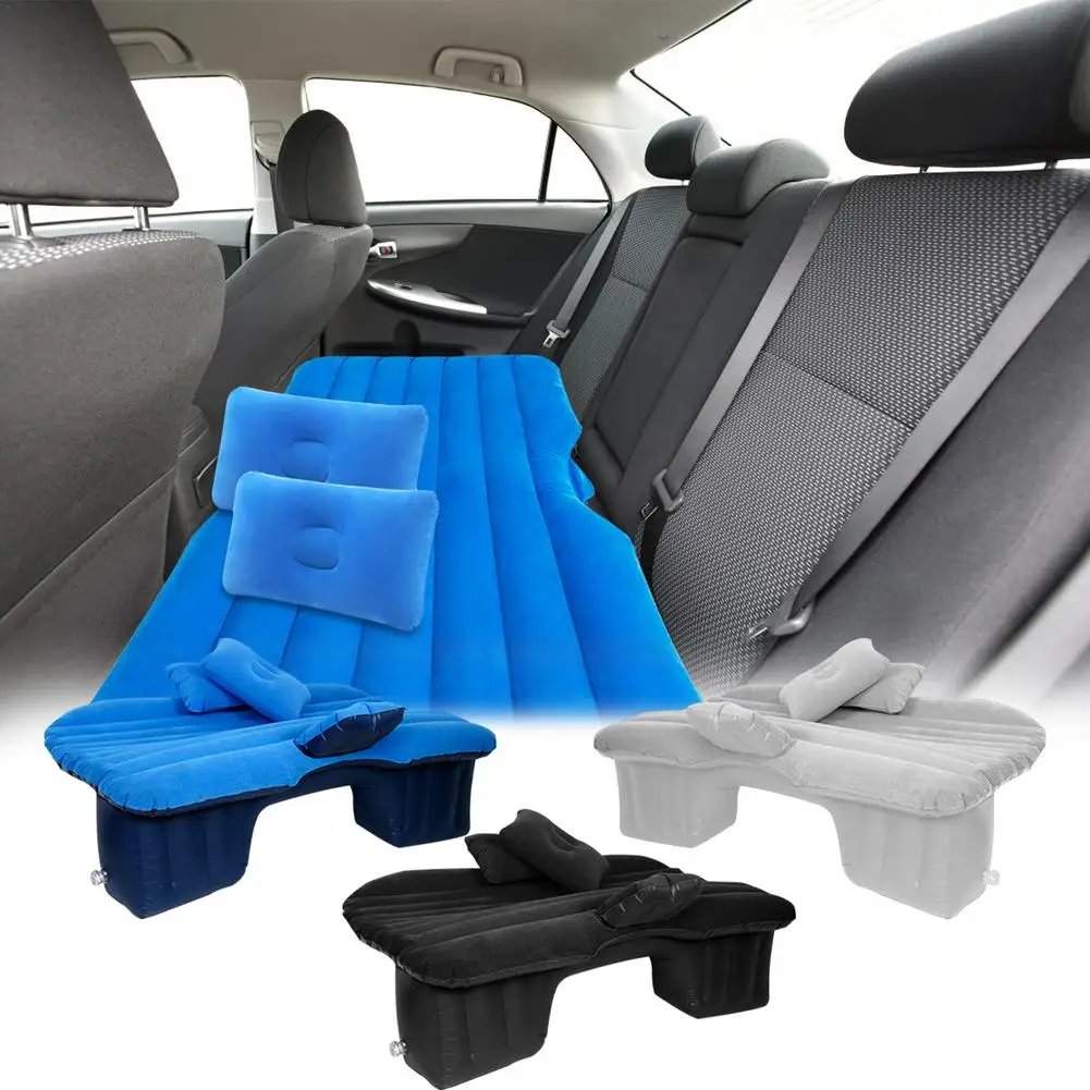 

Car Iatable Bed Flocking Car SUV Rear Exhaust Cushion Bed Back Seat Travel Bed Car Sleeping Bed Sleeping Mat