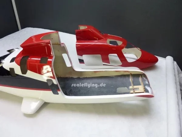 600 размер A109 ARF вертолет из стекловолокна весы Fuselage с металлической системой ретракта