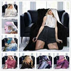 Фланелевый плед для кровати и дома, Размеры s Micro флисовый уютный, плюшевые покрывала