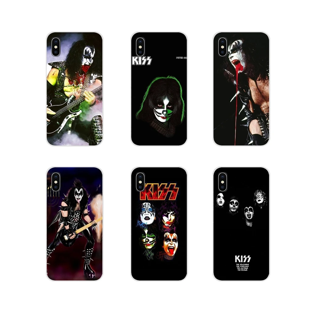 Аксессуары чехлы для телефонов Huawei G7 G8 P8 P9 P10 P20 P30 Lite Mini Pro P Smart Plus 2017 2018 2019 Hot KISS rock band
