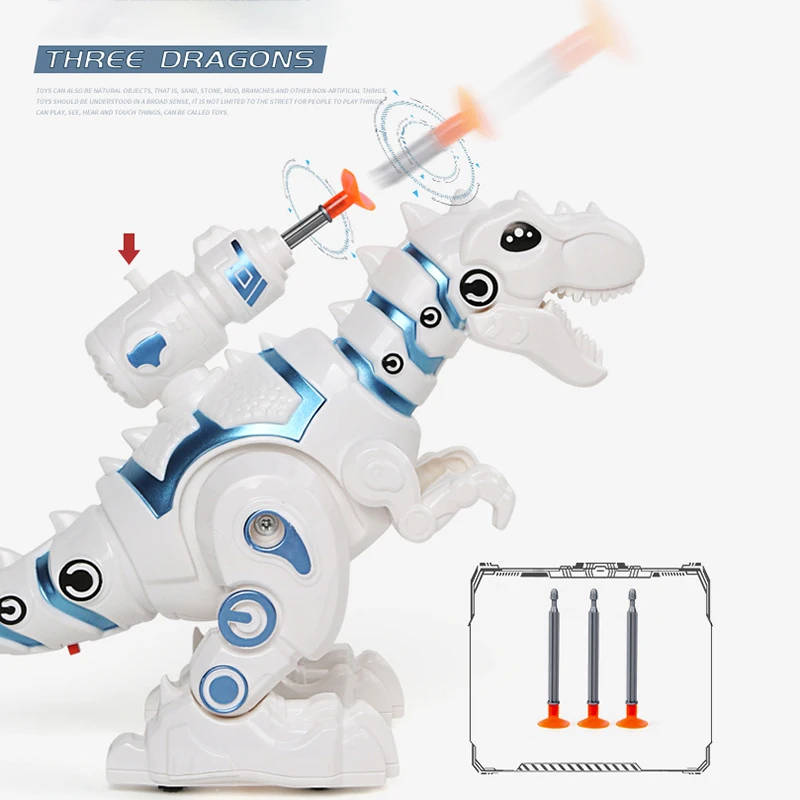 COOL! Newest kids ABS Remote Control Dinosaur Robot Action toys Intelligent Sounds Toys Walking Electronic Models | Игрушки и хобби