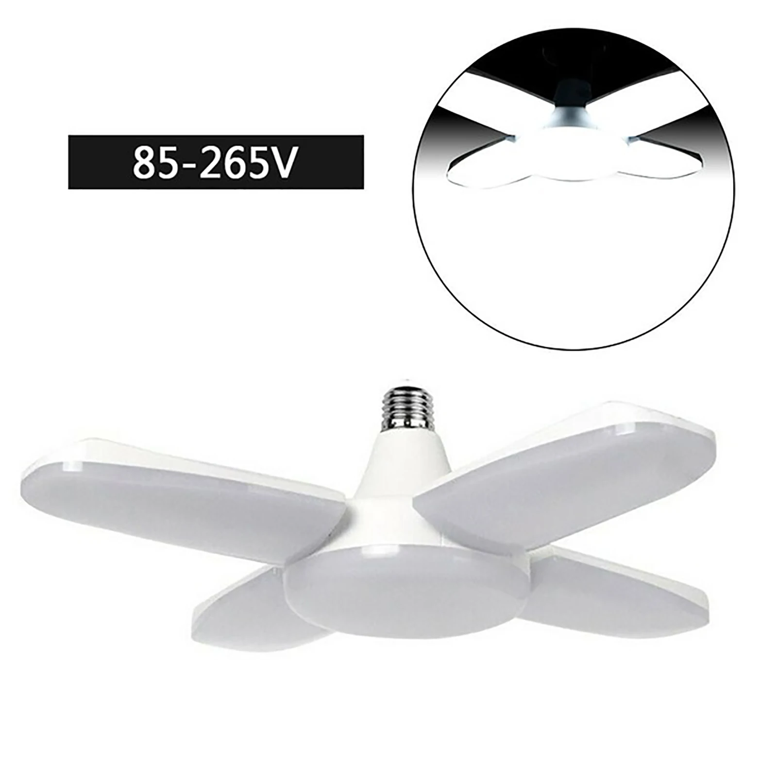 

LED Ceiling Lights Long Life & Eco Friendly White 80W Acrylic Material Modern 4 Adjustable Panels Daylight Lamps