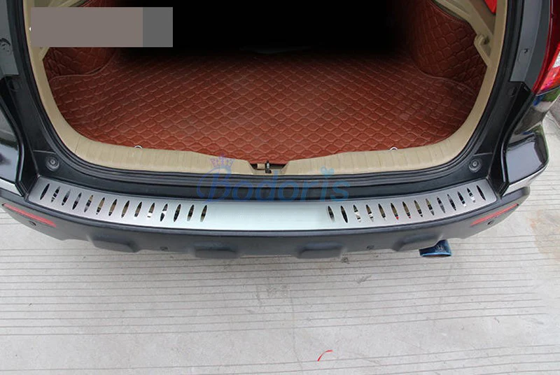 Защитная пластина для заднего бампера из нержавеющей стали порог багажника