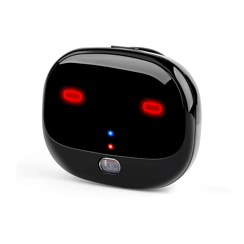 Черный Rastreador Pet gps 4G LTE трекер долгого времени ожидания IP67 Водонепроницаемый трекер домашних животных wifi отслеживание звонка светодиодный мини gps - Цвет: Черный