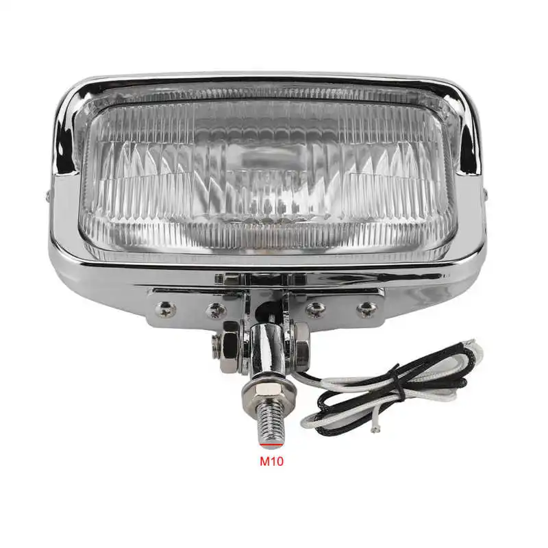 Фара для мотоцикла 2 шт. квадратная с резьбой M10 |