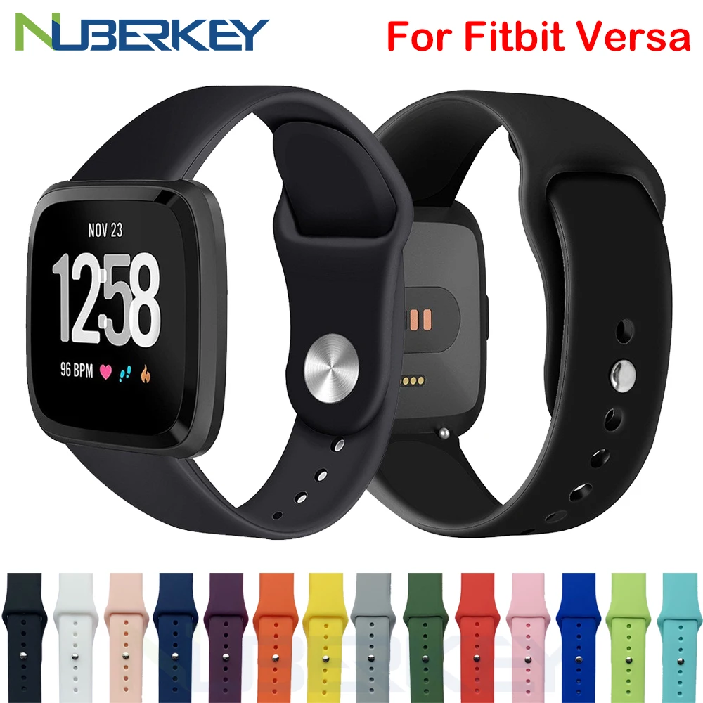 Цветной силиконовый ремешок для Fitbit Versa, ремешок для фитнес-трекера, Смарт-часы для Fitbit Versa, аксессуары для умных часов