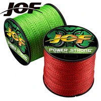 jof pesca fly carp fishing line 48 strand 500m 300m 100 pe braided wire sea spinning smooth multifilamento cord 18 90 lb