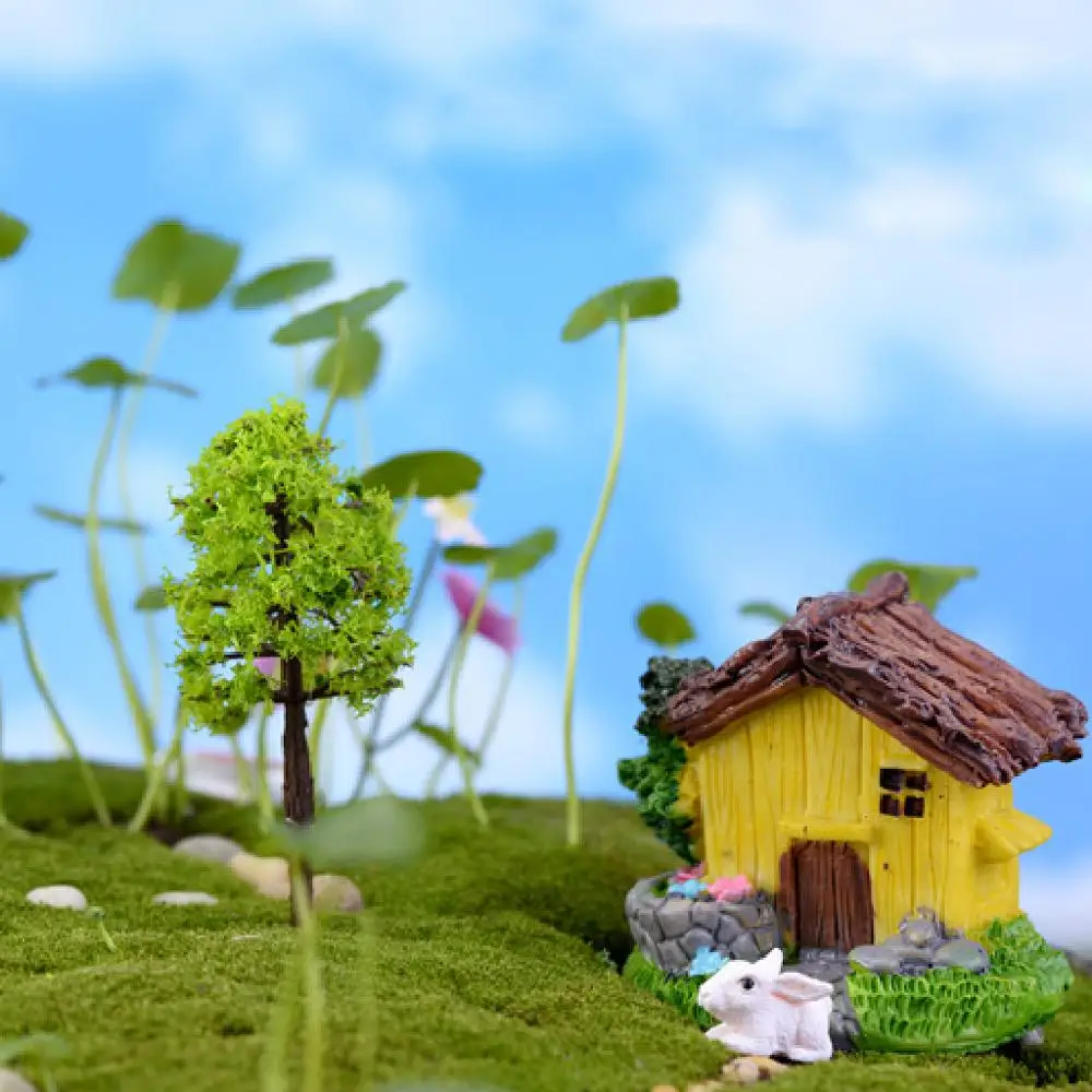 2 шт. мини деревья Фея украшения сада для поделок DIY Миниатюрный бонсай пейзажа