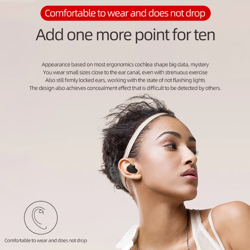 A6S 5.0 TWS Bluetooth Headsets For Xiaomi Airdots Wireless Earbuds Earphone Noise Cancelling Mic for Redmi iPhone Huawei Samsung |