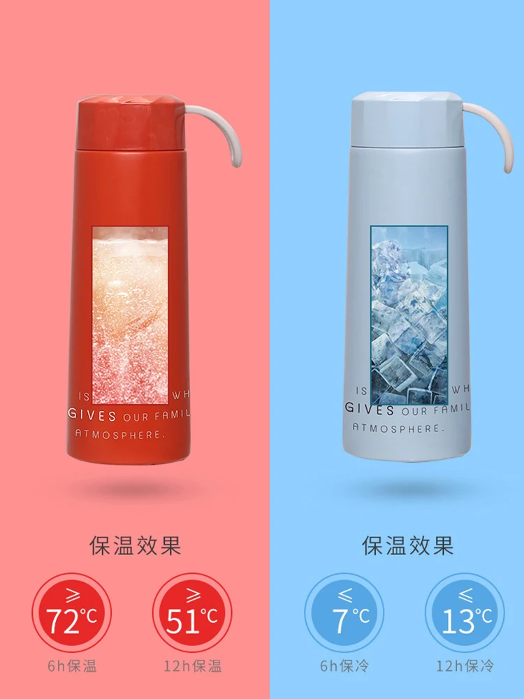 Мини бутылка-термос бутылка для воды Нержавеющая сталь с двойными стенками