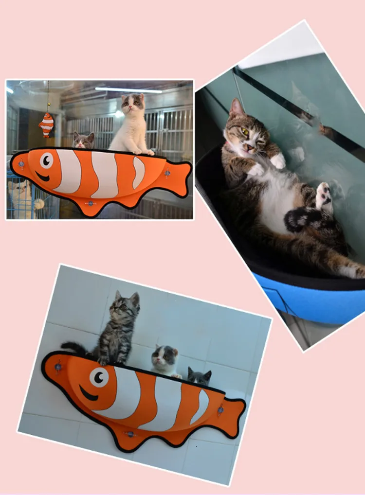 Съемный подвесной гамак для кошки Котенок домашнее животное окно на присоске пространство маленькое животное для загара отдых для сна