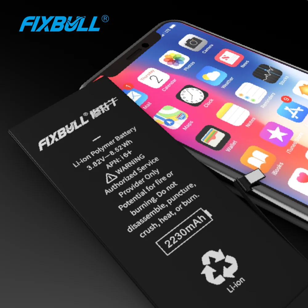 Фото Аккумулятор FIXBULL для iPhone 6S 6 7 8 Plus 6splus 6plus 7plus 8plus 5S 5C, сменная батарея с реальной емкостью для iPhone6S с инструментом №2
