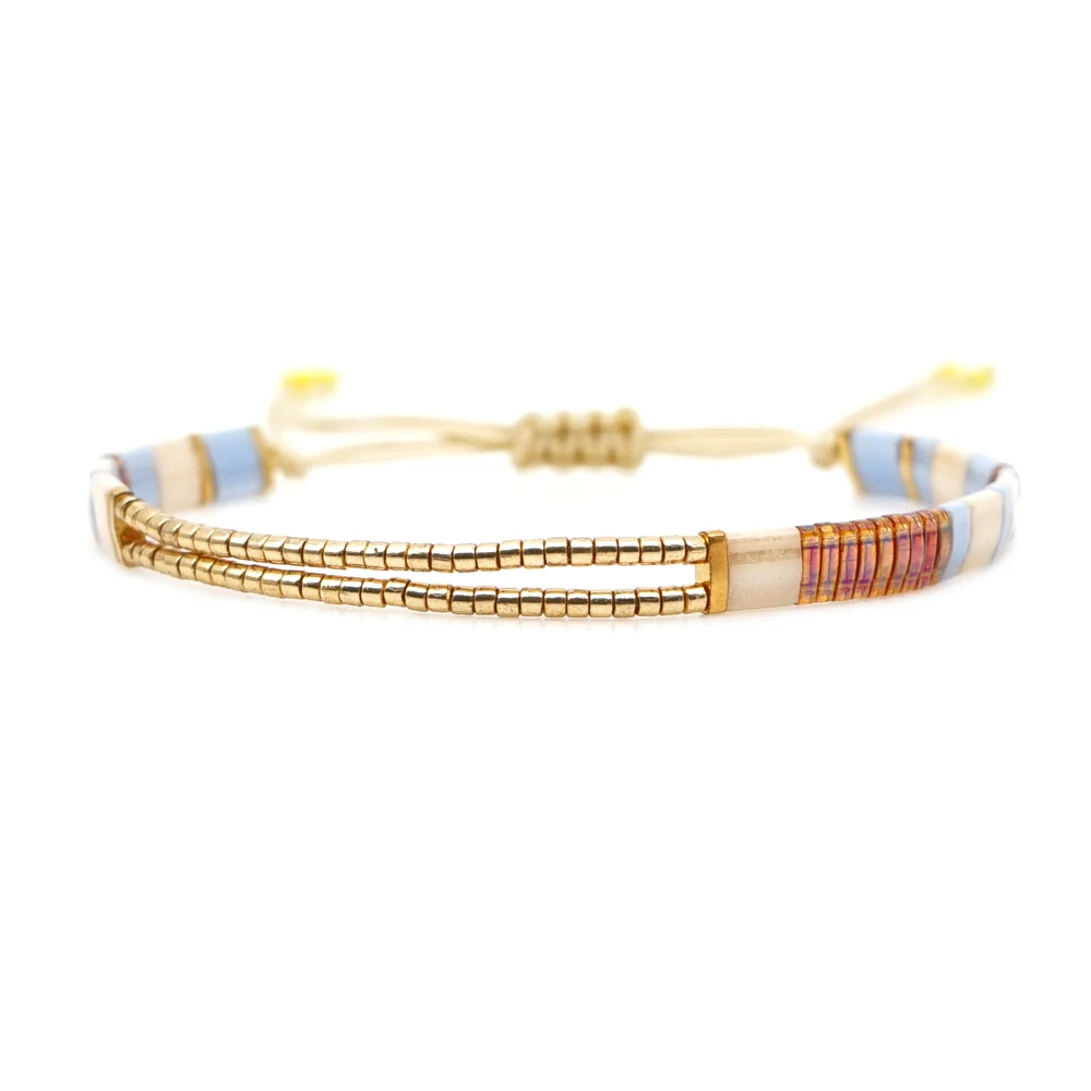 Go2boho Miyuki браслеты браслет дружбы женский подарок Тила бусы ювелирное изделие