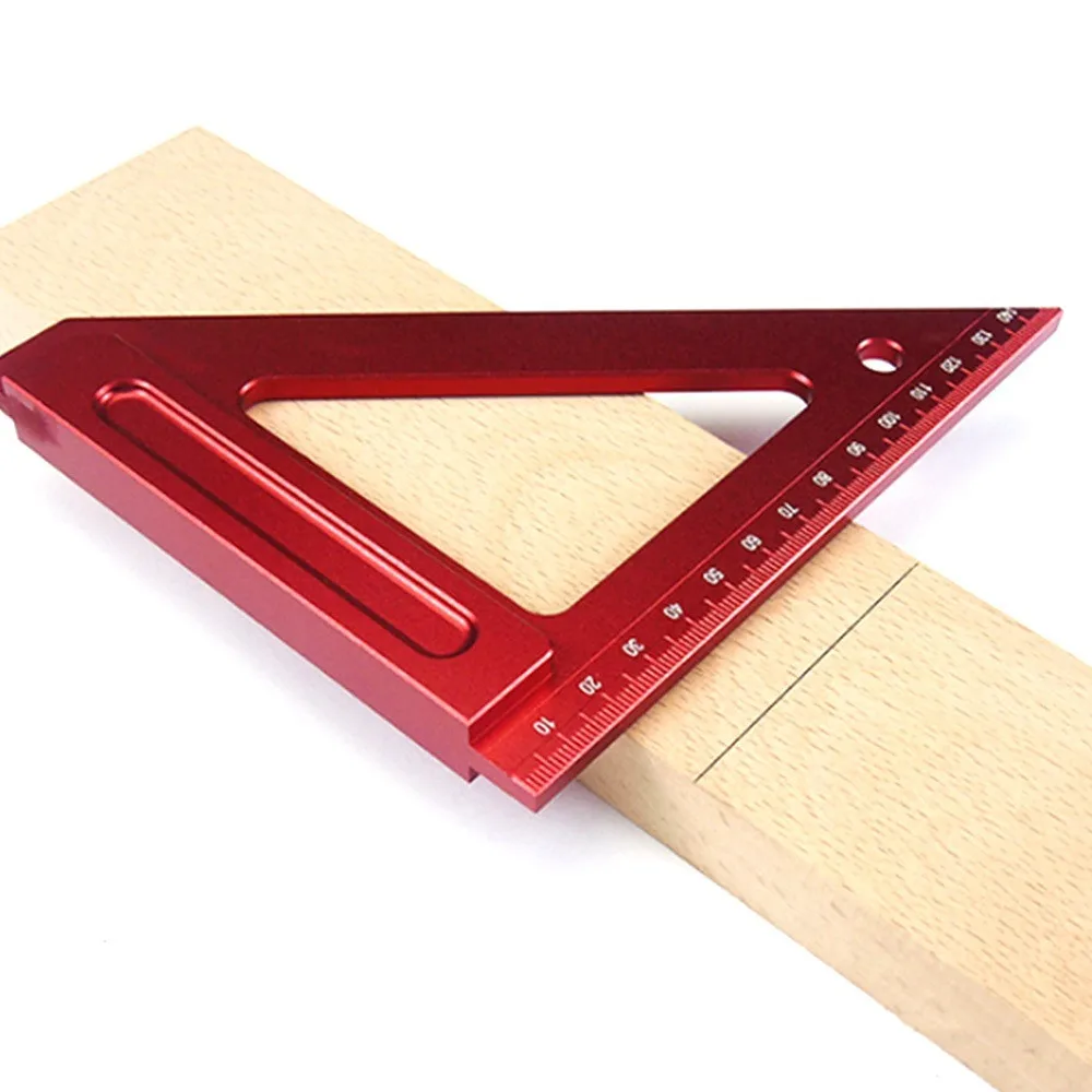 

New Woodworking Line Drawing Ruler Wire Guide Hole Rulers Wood Tools Aluminum Alloy Rulers Positioning Measure Ruler Gauge Tools