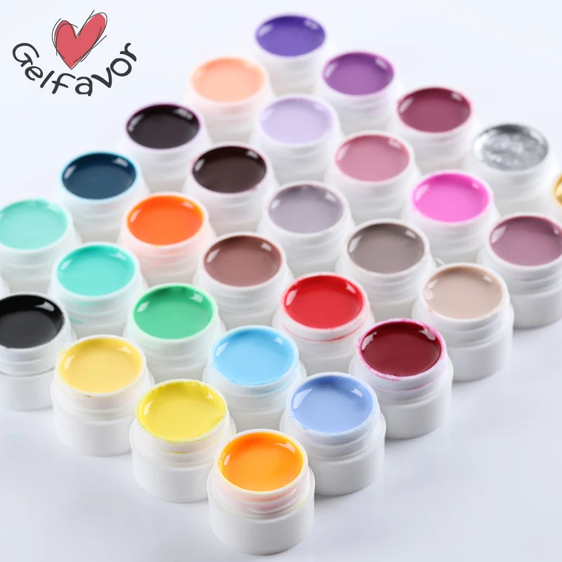 30 цветов Гель лак для ногтей рисования акриловый цветной УФ светодиодный сделай