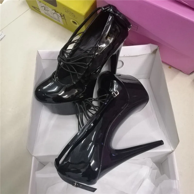 Разнопарные туфли с вырезами 15 см для весны выступлений неглубокие очень тонкие