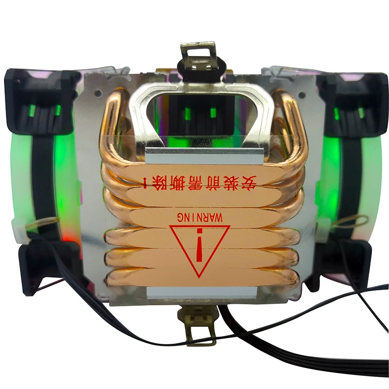 Кулер для процессора 6PH FA с 6 тепловыми трубками и двойной башней 3/4 Pin PWM RGB 90 мм