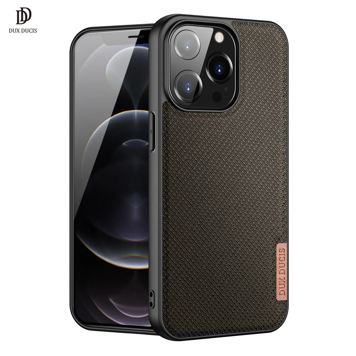 

Case For iPhone 13 Pro 6.1" DUXDUCIS Fino Series Luxury Back Case Protecting Case Support Wireless Charging Supper TPU+PC+NYLON