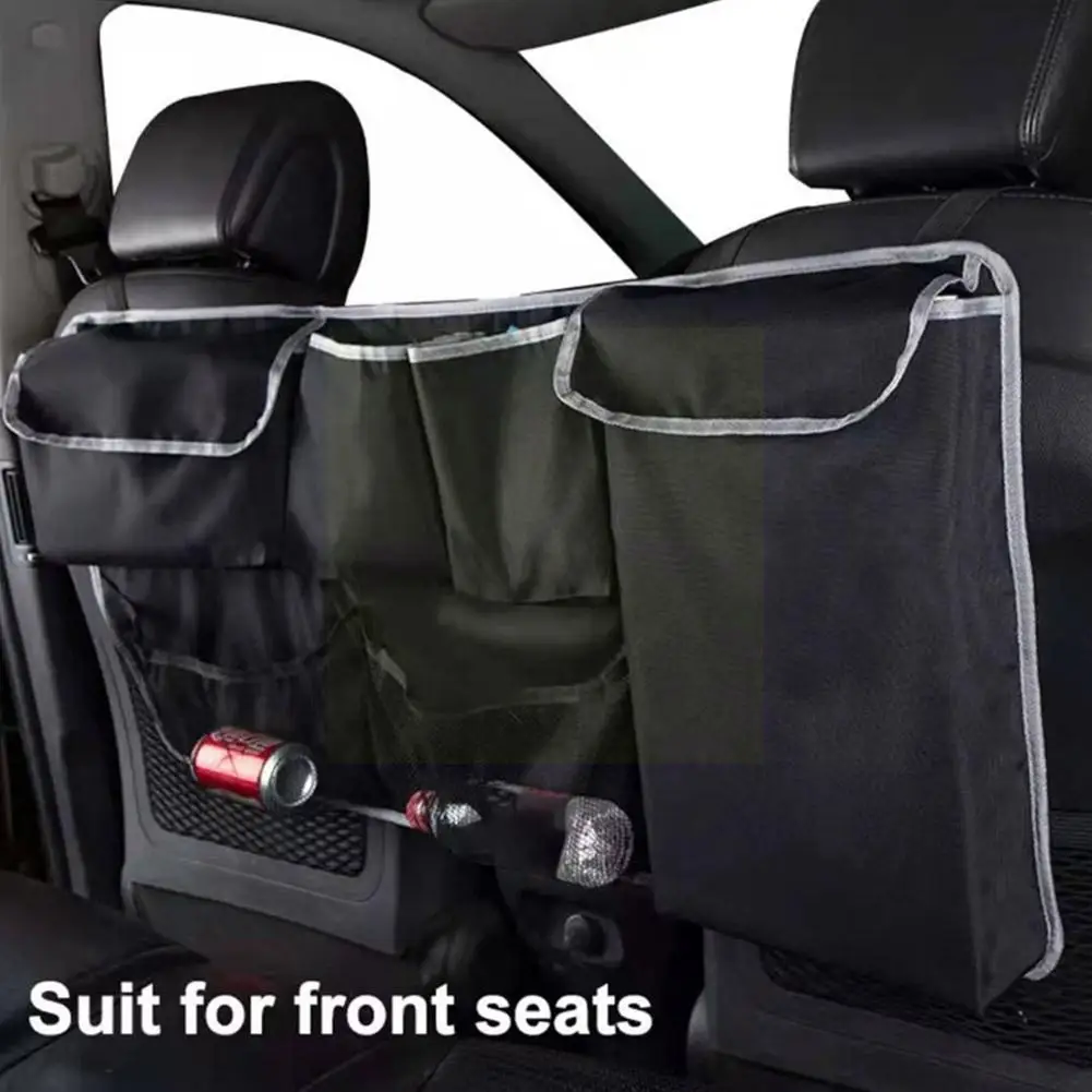 

Автомобильная сумка для хранения из ткани Оксфорд, сетчатая карманная сумка для хранения в багажнике, телефон Q3Q5