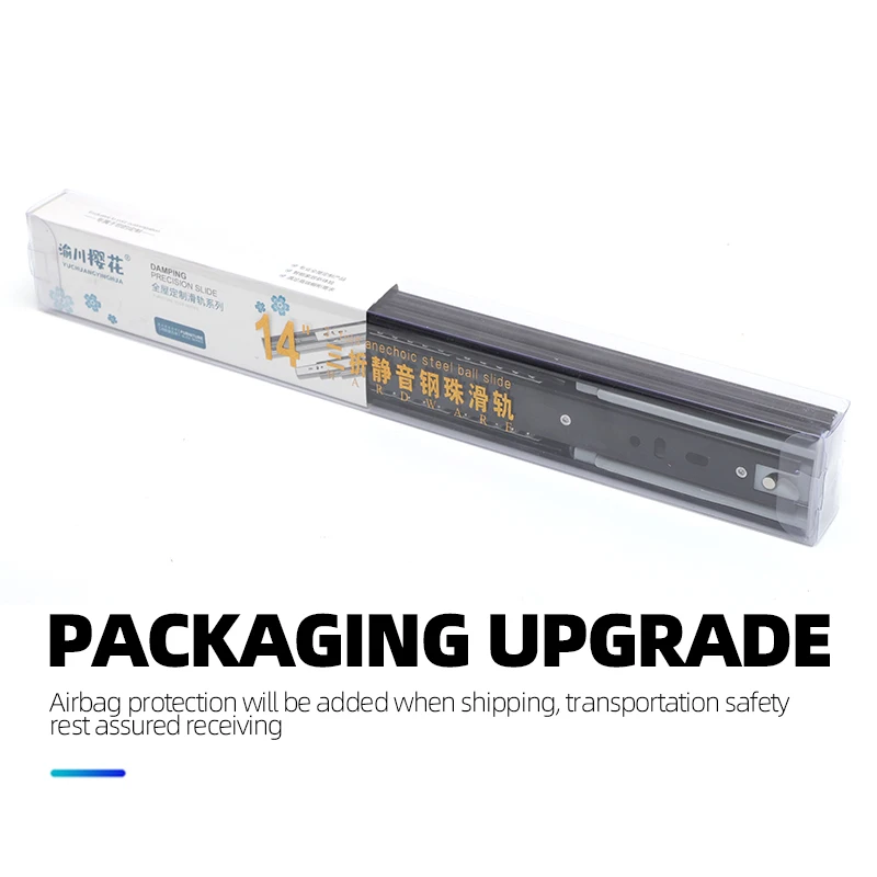 10 &quot-20&quot холоднокатаные стальные направляющие для ящиков мягкие закрытые