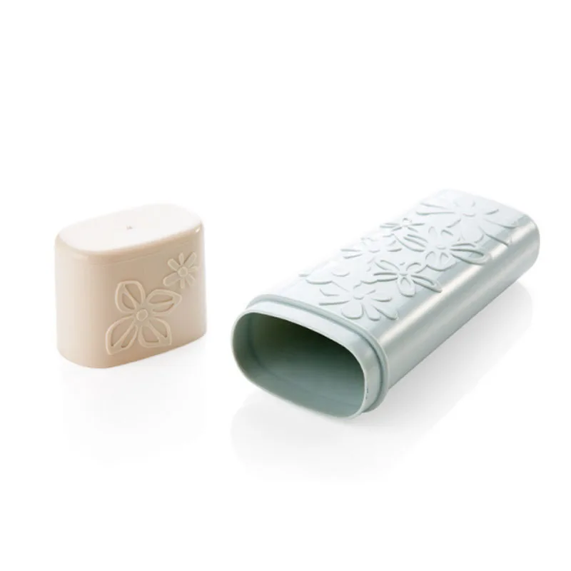 

1 PC Travel Essential Toothpaste Organizer Toothbrush Storage Box Plastic Toothbrush Boxes Bathroom Accessories Portable