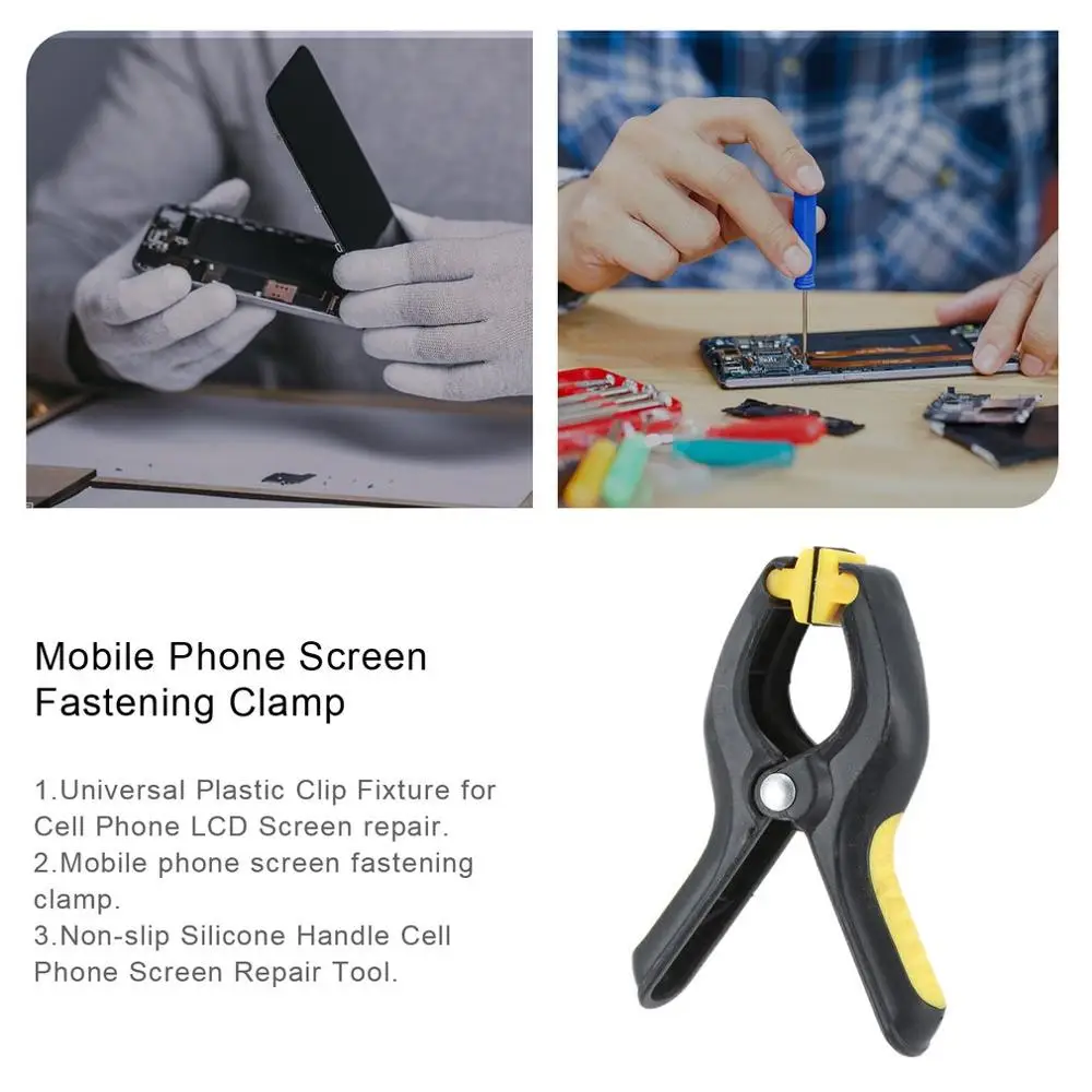 

4pcs Set Mobile Phone Screen Fastening Clamp Plastic Clip Fixture Holding Repair Tools Repair Phone Fasten Clip