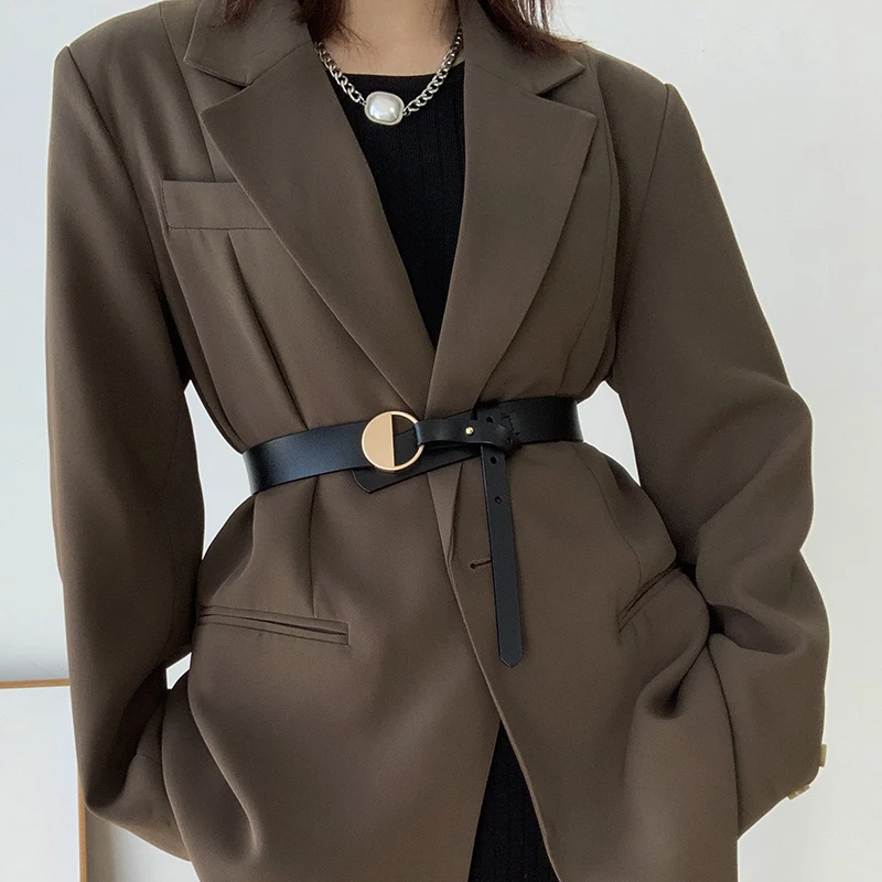 

Fashion Genuine Leather Designer Belts For Women High Quality Waist Coat Corset Belt Female Knot Dress Waistband Ceinture Femme
