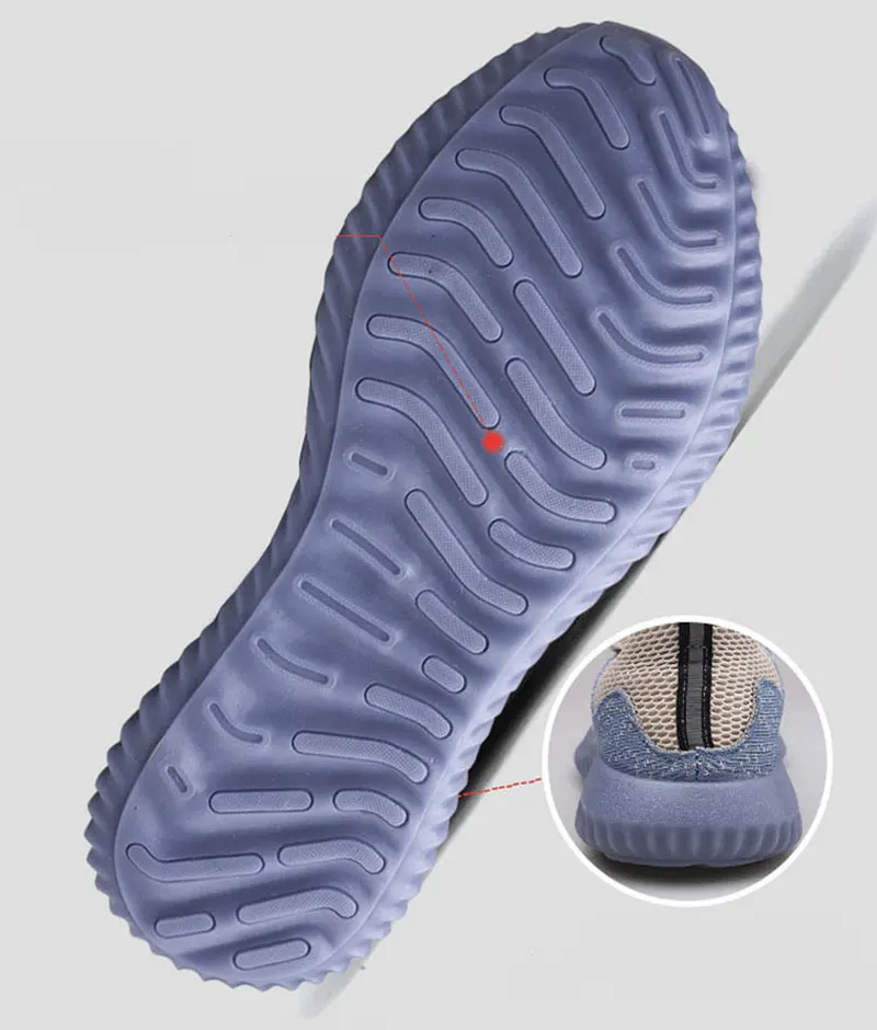 SUADEEX Safety Shoes Anti-smashing Work Boots Comfortable Steel Toe Indestructible Shoes Working Ankle Boots Anti-slippery