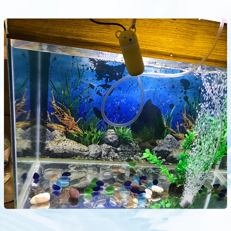 

Portable USB Mini Oxygen Air Pump Mute Energy Save Supplie Powerful Outdoor Fishing Air Pump Aquarium Accessories