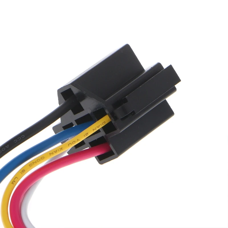 Предварительно проводной 5 Pin релейный монтажный базовый держатель гнезда 12V 24V