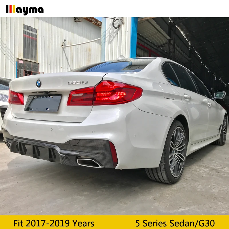 Диффузор M5 style для BMW 5 серии G30 M спортивный бампер 540i Sedan 2017 2018 2019 диффузор из
