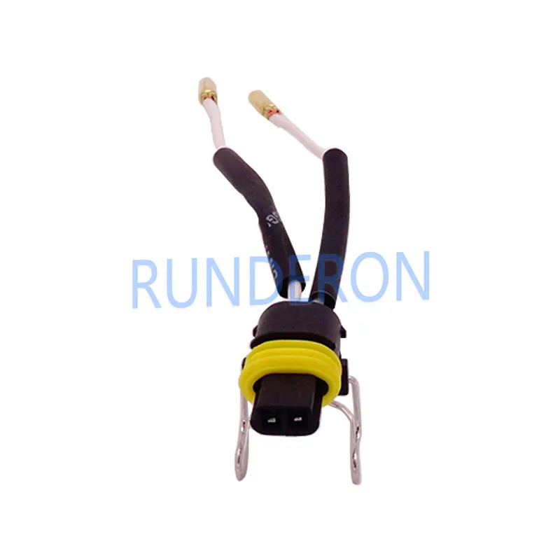 Дизельный двигатель 2pin разъем топливного инжектора с проводным кабелем косичка