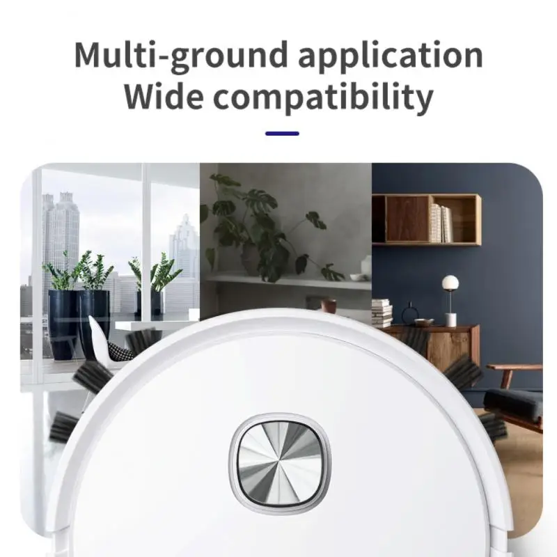 1PC Smart Robot Vacuum Cleaner With Dustbin Tank Cleaning Machine Mute Double-layer Automatic Sweeping Home Accessories | Дом и сад